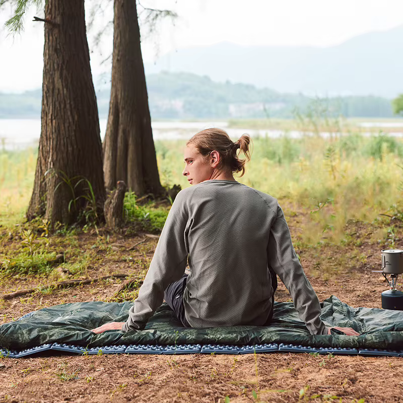 Natureifa-Sac de couchage en coton épissure ultraléger