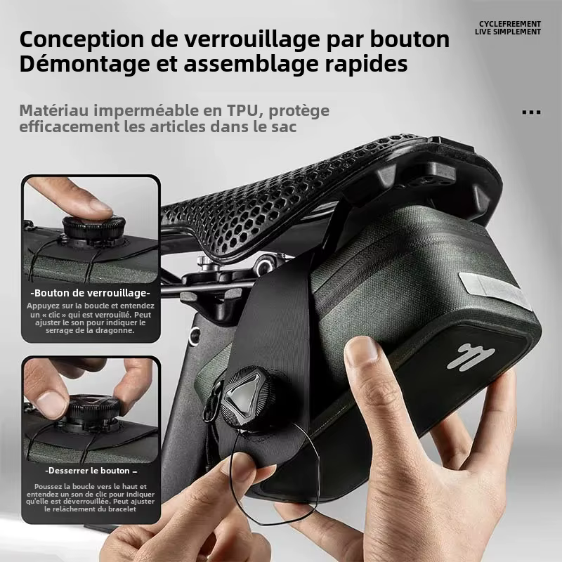 WEST BIKING-Sac de dégager de vélo 600D TPU sans couture et étanche