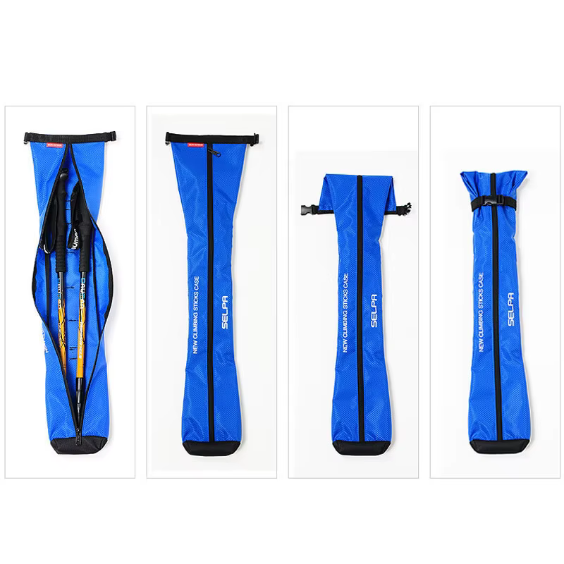 Sac de rangement portable pour bâtons de randonnée pliables