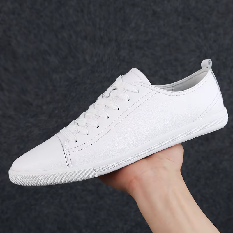 Chaussures d'été en cuir pour hommes, Style britannique, décontractées, classiques, ajourées, plates, assorties avec tout, chaussures de marche antidérapantes