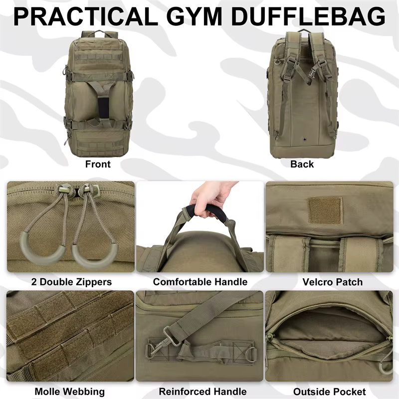 LQARMY 60L 80L Camping Sacs À Dos Hommes Tactique Sac À Dos Molle Randonnée Voyage Escalade Sport Gym