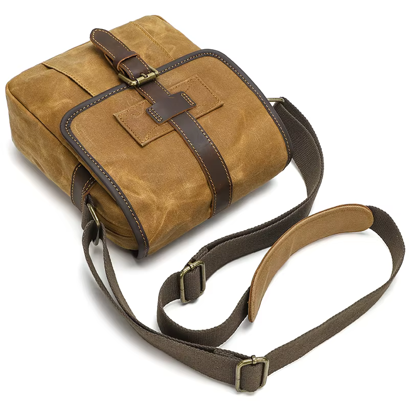 Sacs à bandoulière en toile et cuir pour hommes