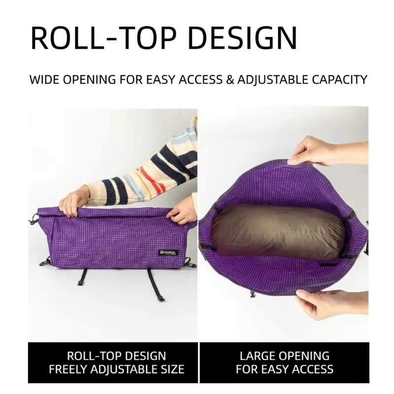 Sac à dos ultraléger en Dyneema avec couvercle supérieur