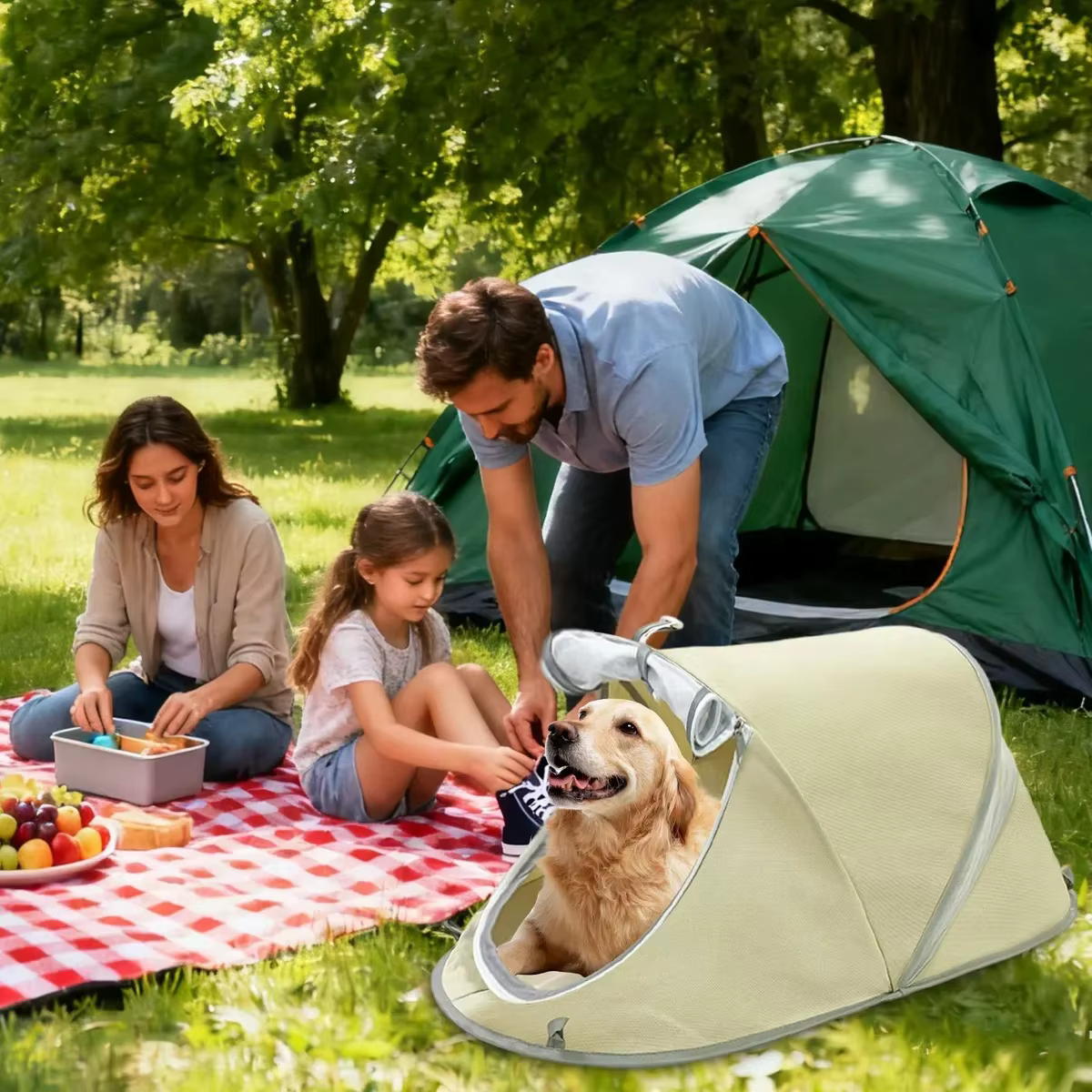 Tente portable pour chien