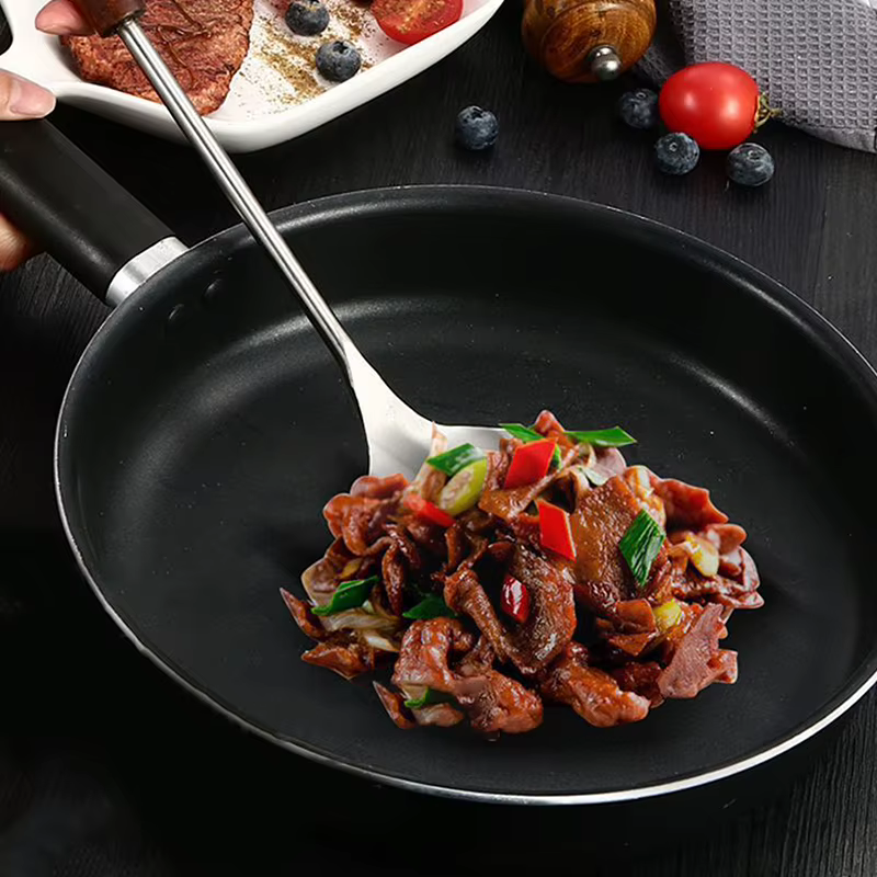 Ensemble de spatule en fer et louche en acier inoxydable, ustensiles de cuisine, équipement de cuisine, accessoires essentiels, wok