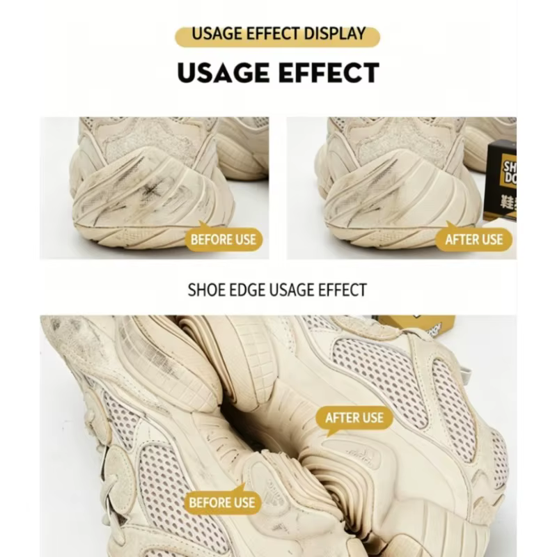 Gomme Nettoyante pour Chaussures en Daim et Baskets