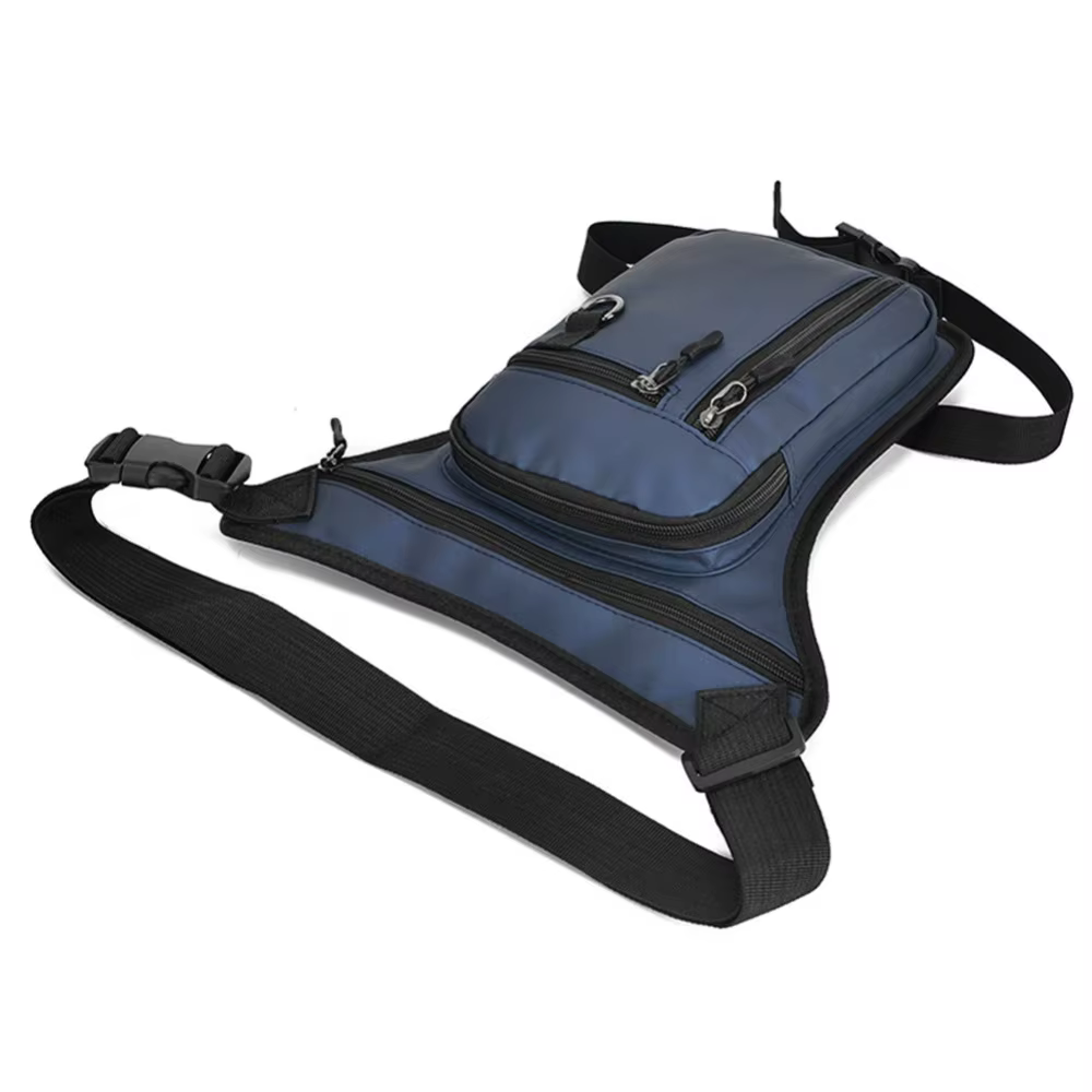 Sac de jambe multipoches pour moto homme