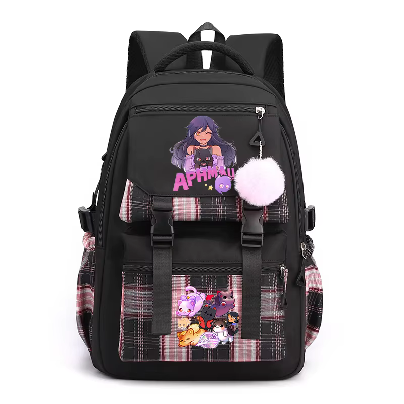 Aphmau imprimer sac à dos mignon dessin animé Sport sac à dos pour garçon fille Kawaii sac à dos ordinateur portable adolescent voyage voyage sac à bandoulière