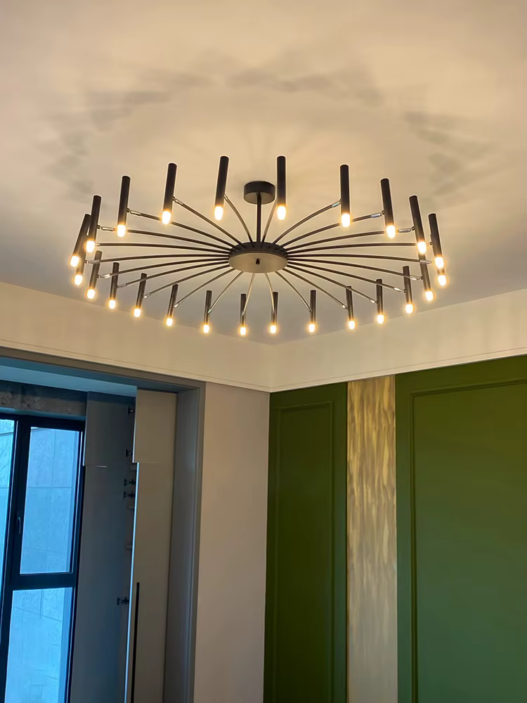 Lampe de salon, nouveau lustre de luxe pour chambre à coucher, lampes nordiques, ambiance moderne minimaliste pour la maison, luminaires de salle à manger