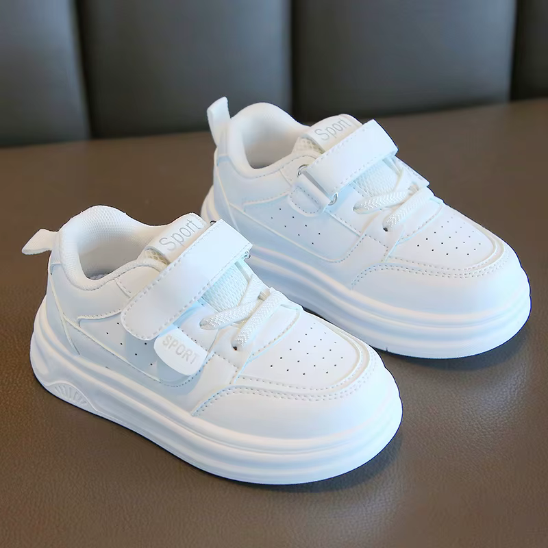 Nouveaux enfants blanc école Tennis chaussures garçons filles polyvalent enfant baskets gros école casual tout-petits mode course baskets