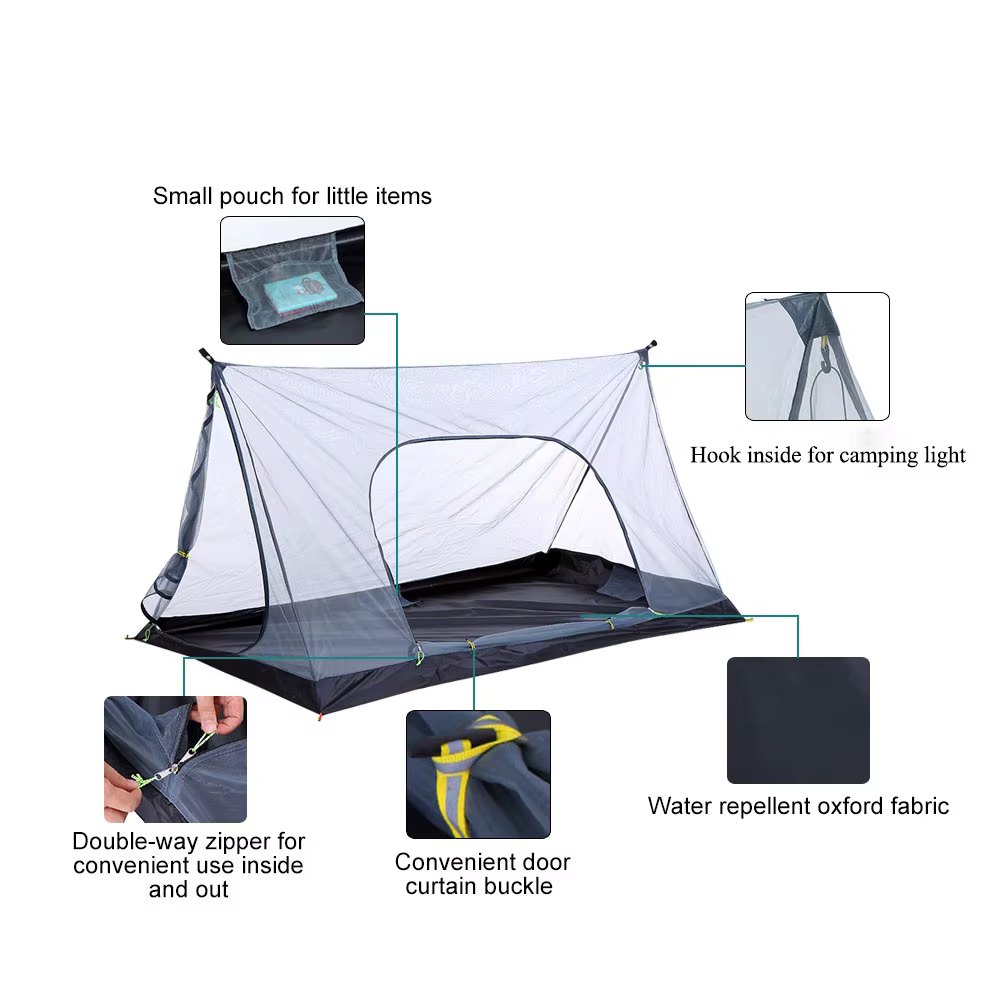 Tente de camping en maille ultralégère