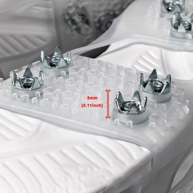 Couvre-chaussures antidérapants à griffes de glace