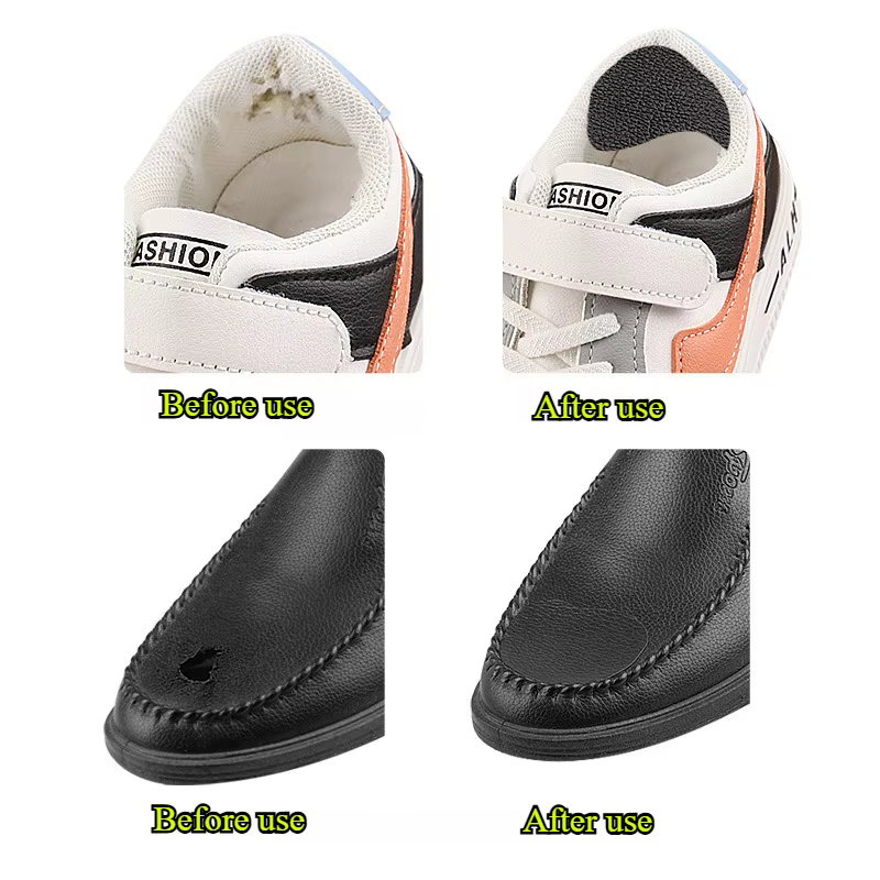 Patchs autocollants découpés pour chaussures de baskets