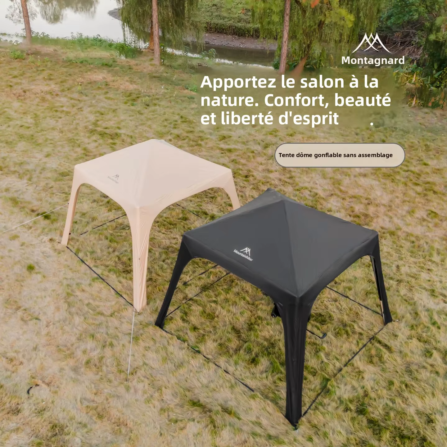 Tente de camping gonflable