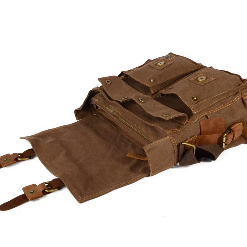 Sac pour appareil photo avec sac en cuir véritable