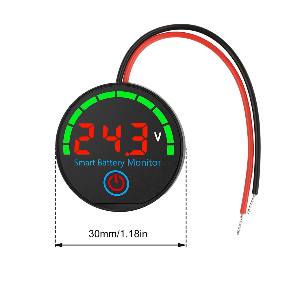 Indicateur LED circulaire DC 7-55V