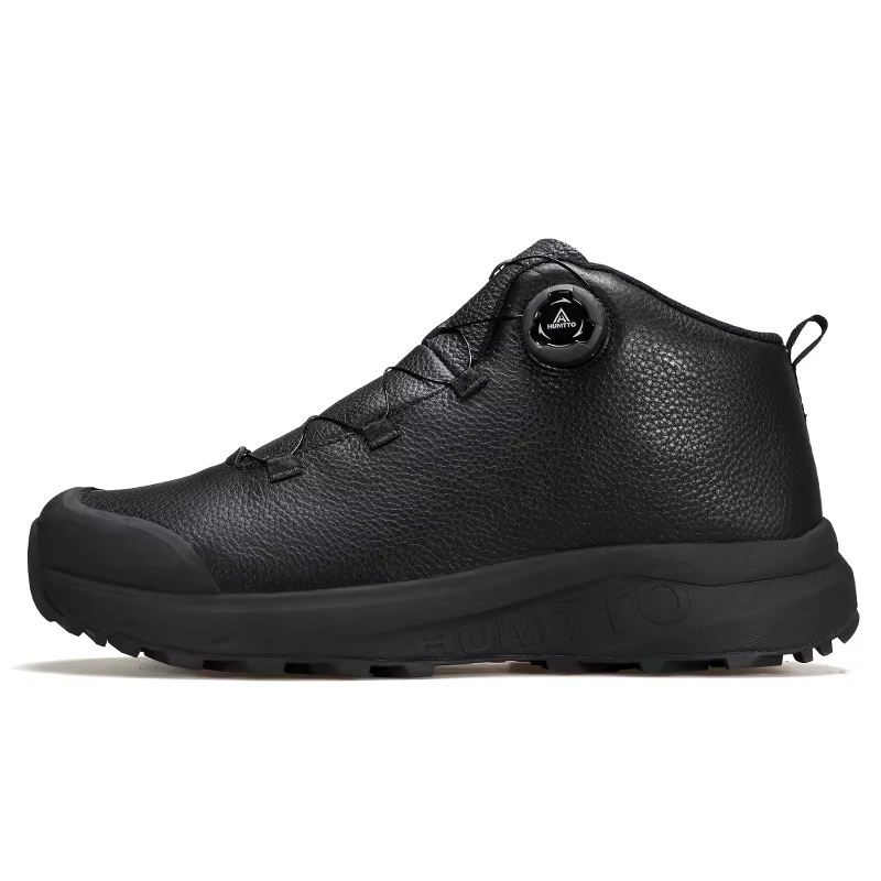 HUMTTO chaussures en cuir pour hommes hiver Camping en plein air hommes chaussures de sport respirant Trekking bottes homme antidérapant randonnée baskets