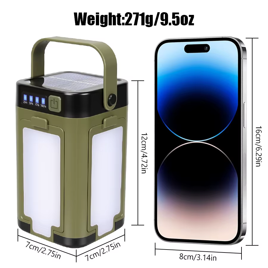 Lampe de Camping LED Rechargeable solaire