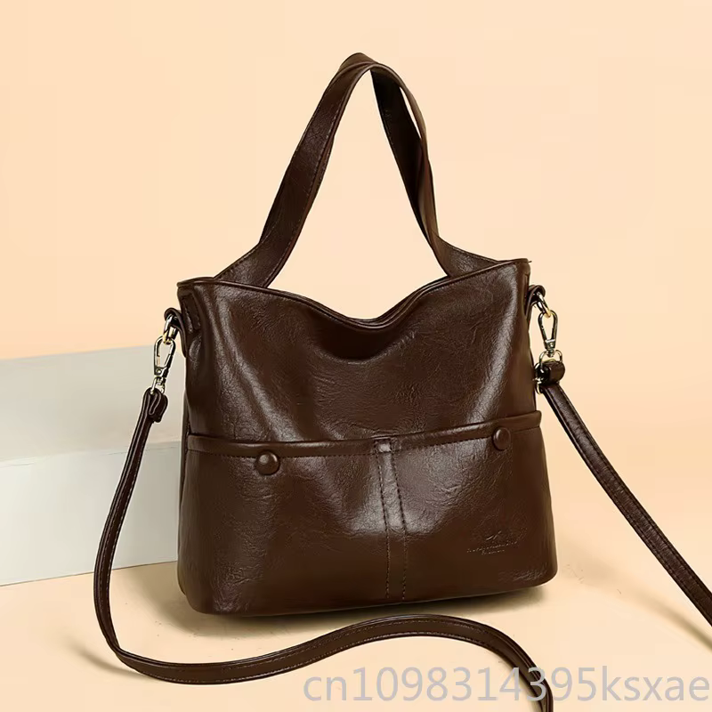 Sac à bandoulière pour femme avec sangle croisée, grande capacité, multi-compartiments, polyvalent, élégant, pour les trajets quotidiens, le travail, les voyages