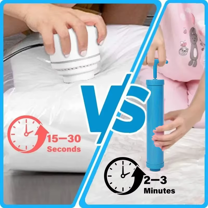 Sacs de rangement sous vide 5 pièces ou 1 pompe