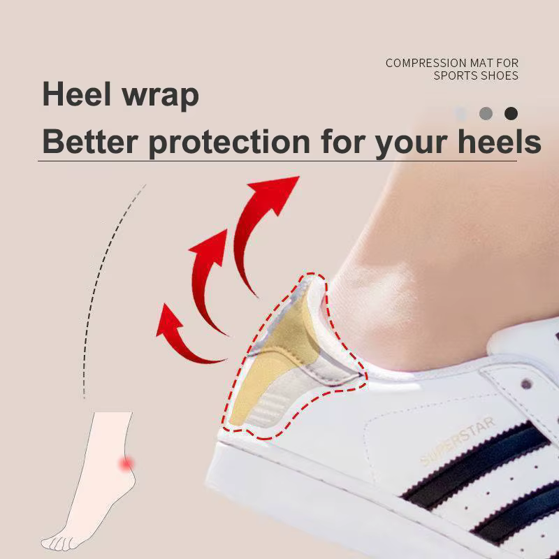 1 paire de coussinets de chaussures Anti-usure semelles intérieures de talon Patch unisexe coussinets soins des pieds protecteur adhésif dos autocollant chaussures insérer semelle intérieure