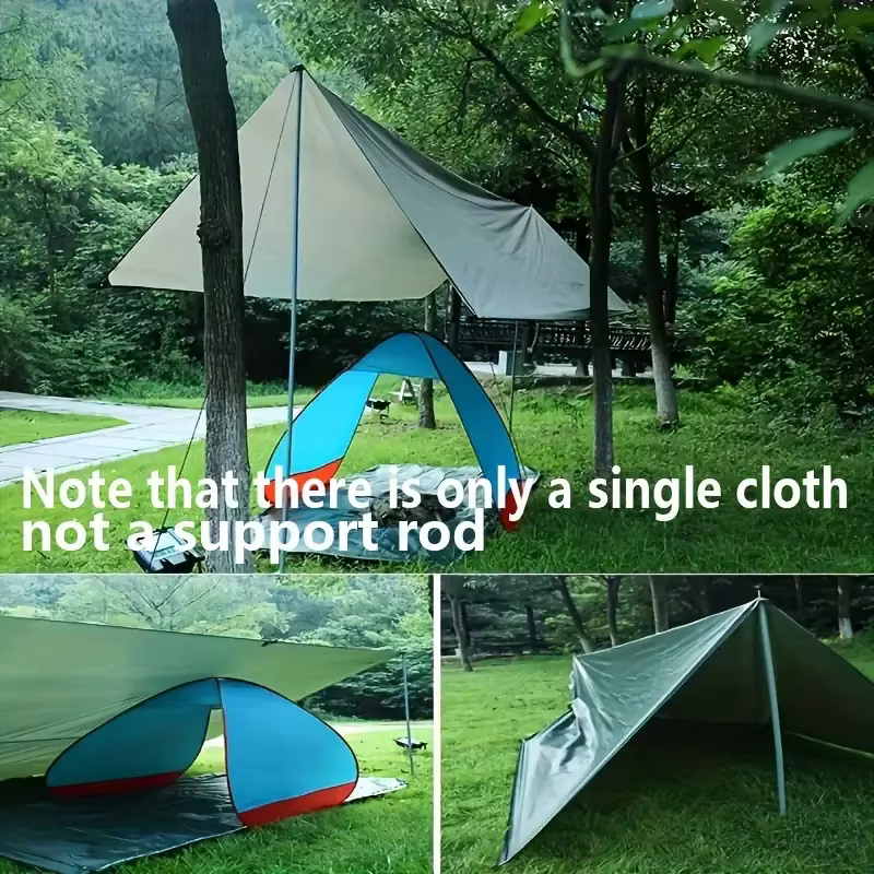 3x6m 3x5m 4x3m 3x3m tente bâche survie parasol auvent extérieur sac à dos étanche camping