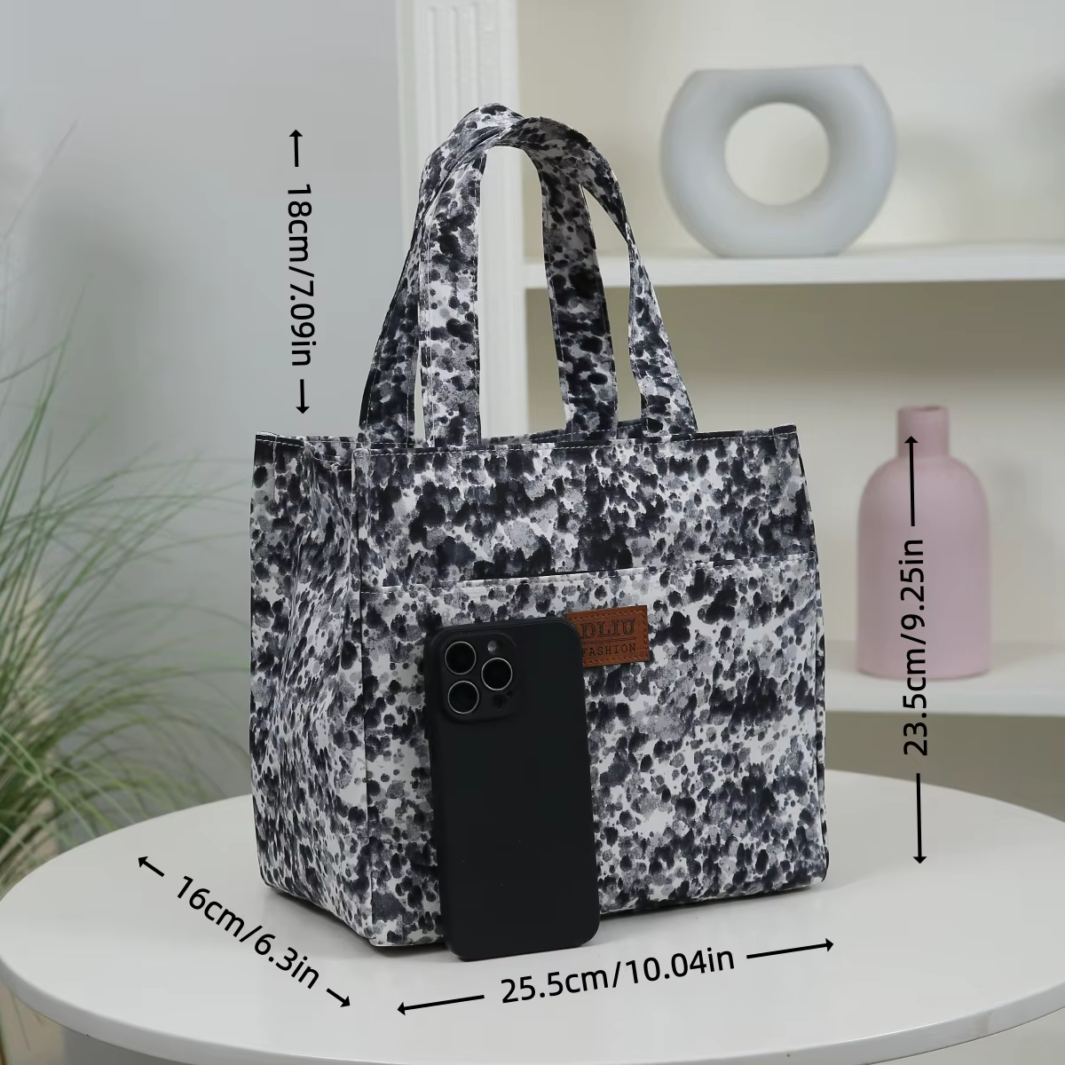 Nouveau style, sac à main, sac à déjeuner, sac bento, boîte à lunch portable, sac de rangement pour le travail, sac pour articles divers, pour le travail et l'école