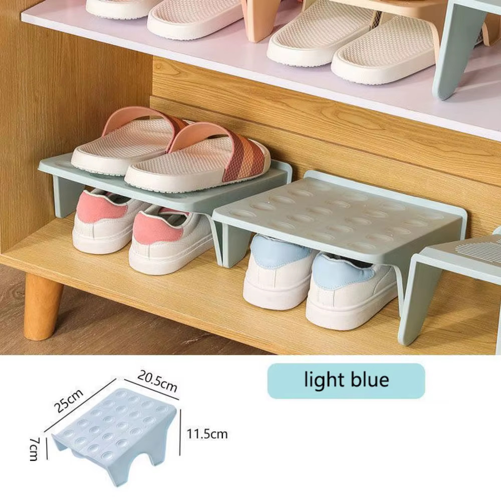 Support de rangement pour chaussures à double couche T1, armoire peu encombrante, support de Cisco, support de chaussures moderne