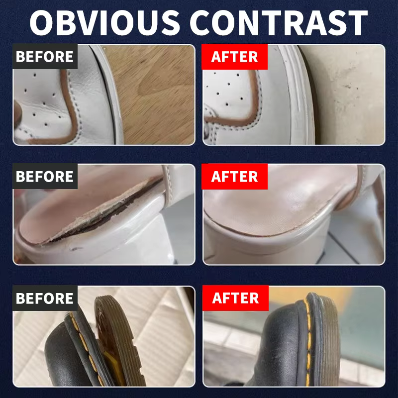 Colle professionnelle pour réparation de chaussures – Adhésif puissant pour baskets, chaussures en cuir, bottes, sandales, talons, semelles et sacs en cuir