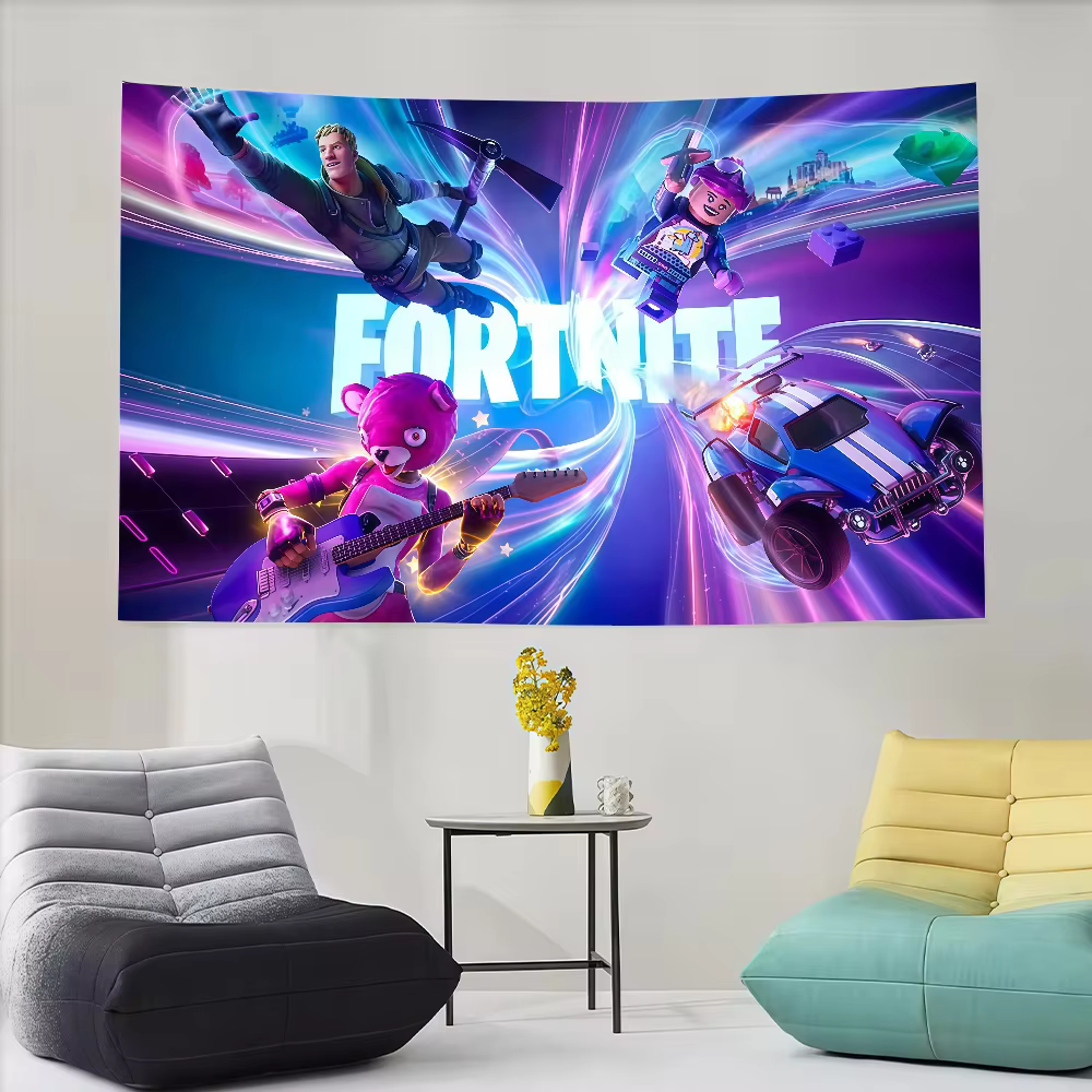 Drapeau décoratif F-Fortnite pour pique-nique