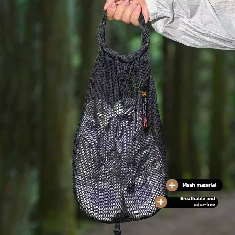 Sac de voyage pour chaussures Dyneema imperméable - Pochette de rangement portable anti-poussière pour accessoires de sacs de plein air