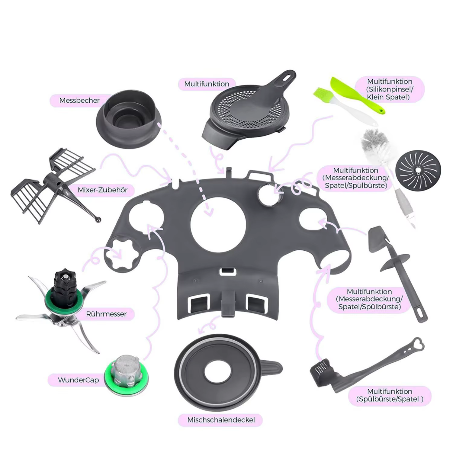 Accessoires de machine de cuisson T1 pour Thermomix TM5 TM6