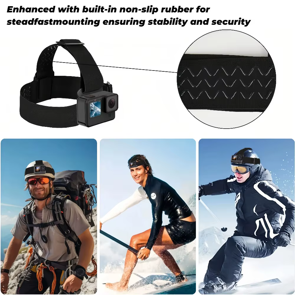 Ensemble d'accessoires pour GoPro Hero 13 12 11 10 9 noir