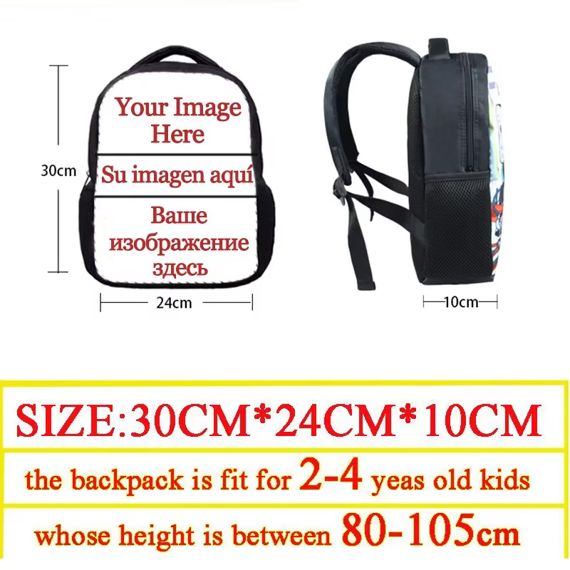 Mini sac à dos d'école personnalisé pour adolescents, personnalisez votre Photo, petit sac à couches pour enfants, sac de livre scolaire pour enfants, sac cadeau