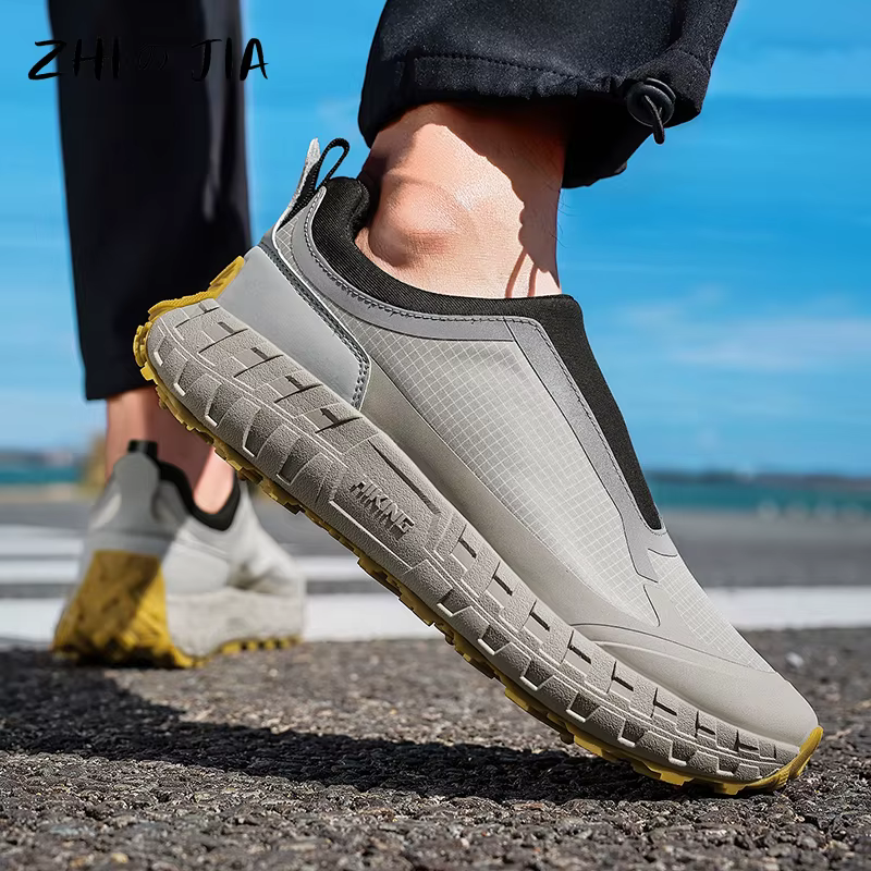 Chaussures de course tout-terrain à enfiler pour hommes