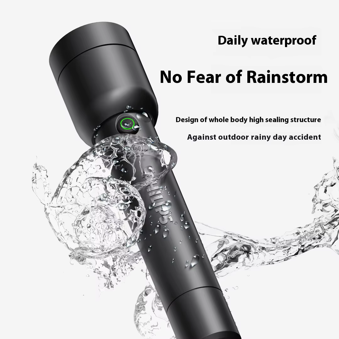Philips Sfl1236 lampe de poche LED haute puissance avec 4 Modes d'éclairage lampe LED Rechargeable Portable pour lumières de Camping en plein air
