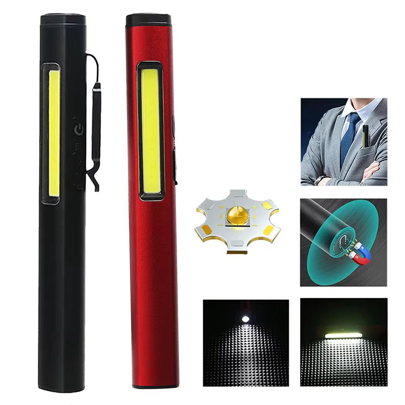 Mini lampe à stylo LED Portable COB