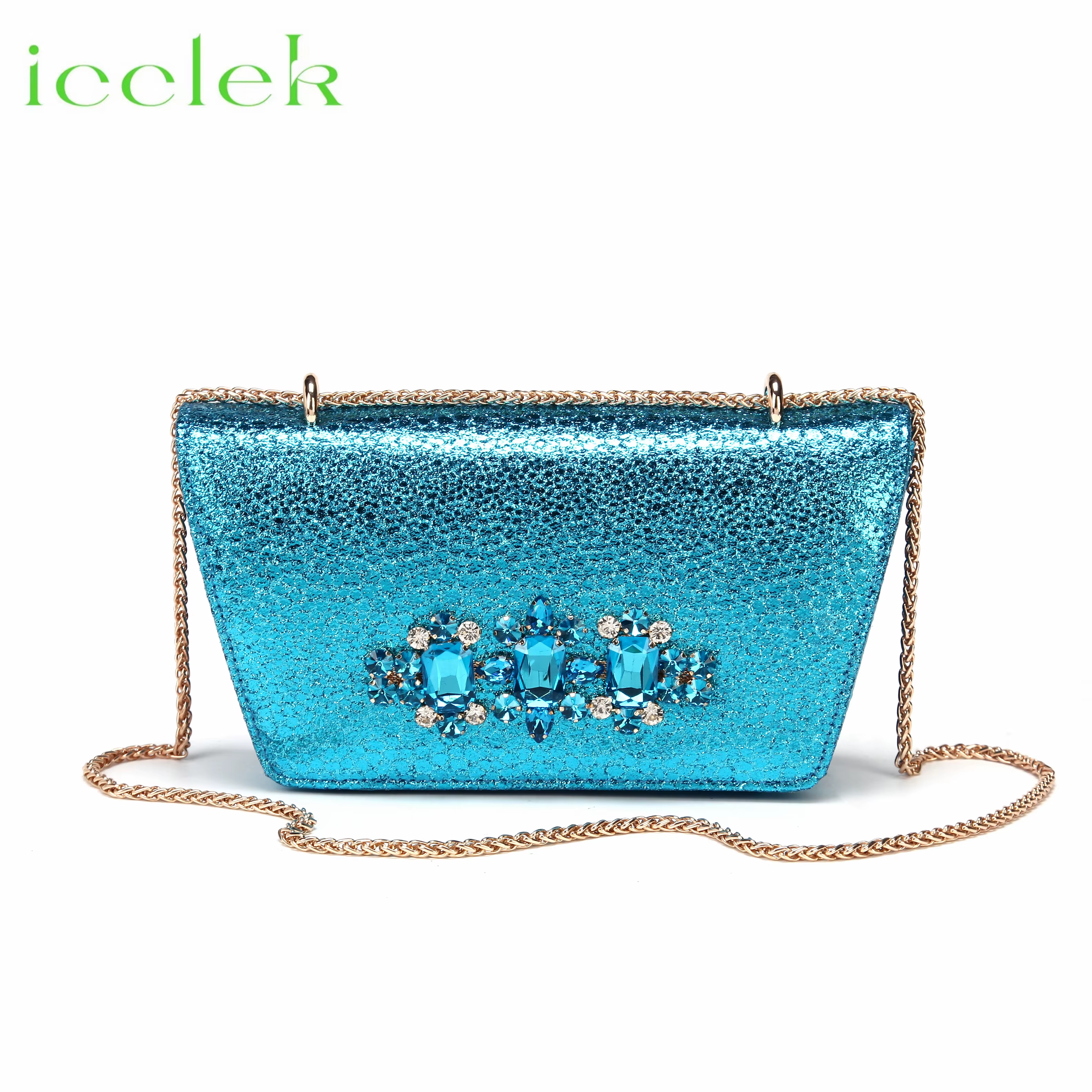 Ensemble de chaussures et de sacs bleu ciel assortis pour femmes nigérianes, talons pour fête, Design italien, Design INS de mariage, nouvelle collection