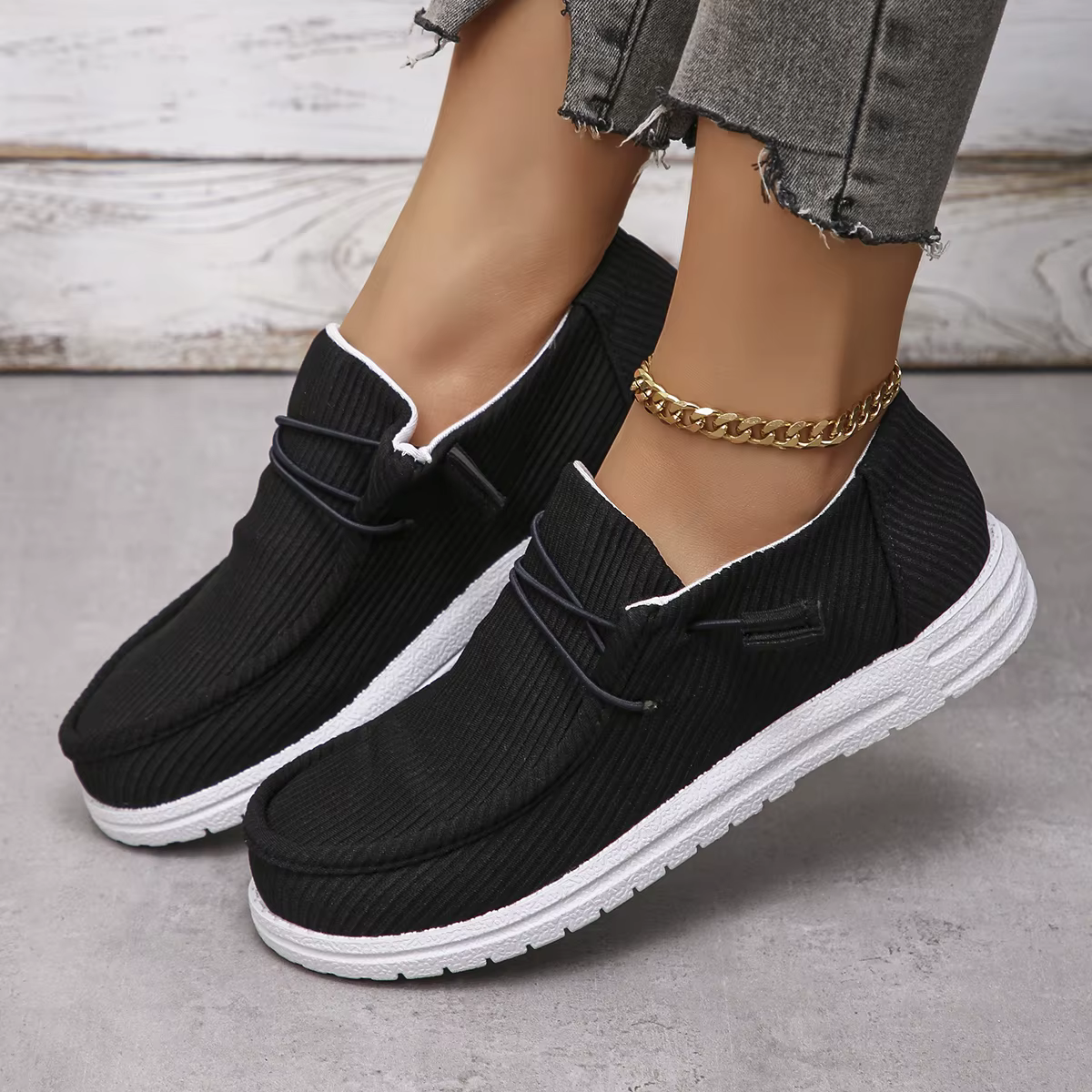 Chaussures en toile femmes été espadrilles décontractées femmes respirant tissu mocassins plate-forme chaussures femme chaussures De créateur Zapatos De Mujer