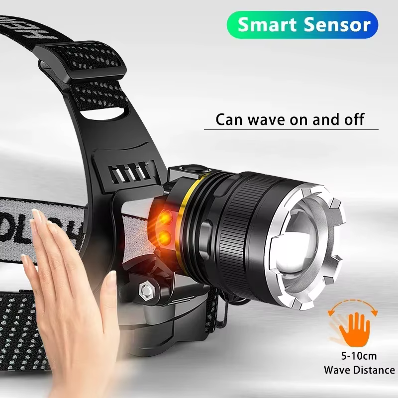 Led Super puissant phare Rechargeable lampe de poche haute puissance