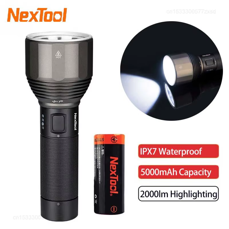 Bâle Tool-Lampe de poche LED aste pour camping en plein air
