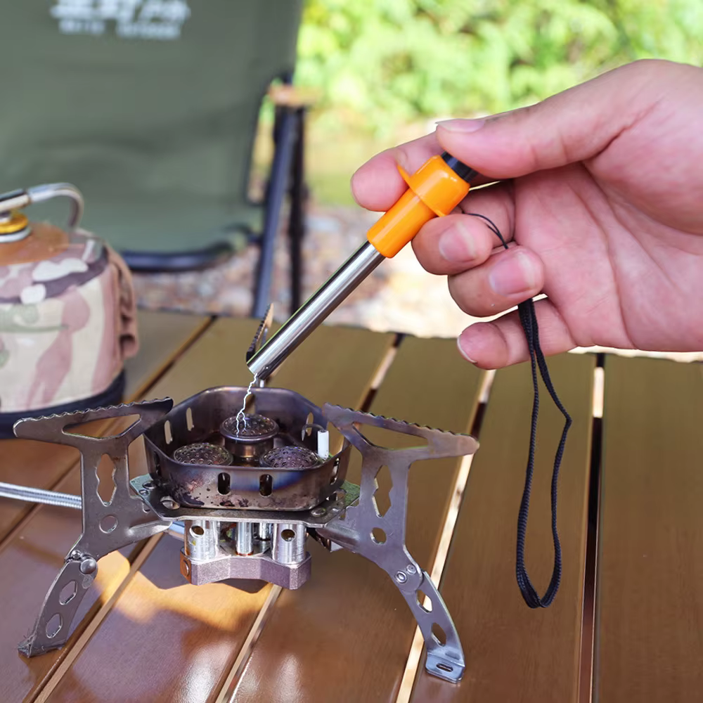  Accessoires de poêle de Camping allumeur à impulsion Portable cuisine