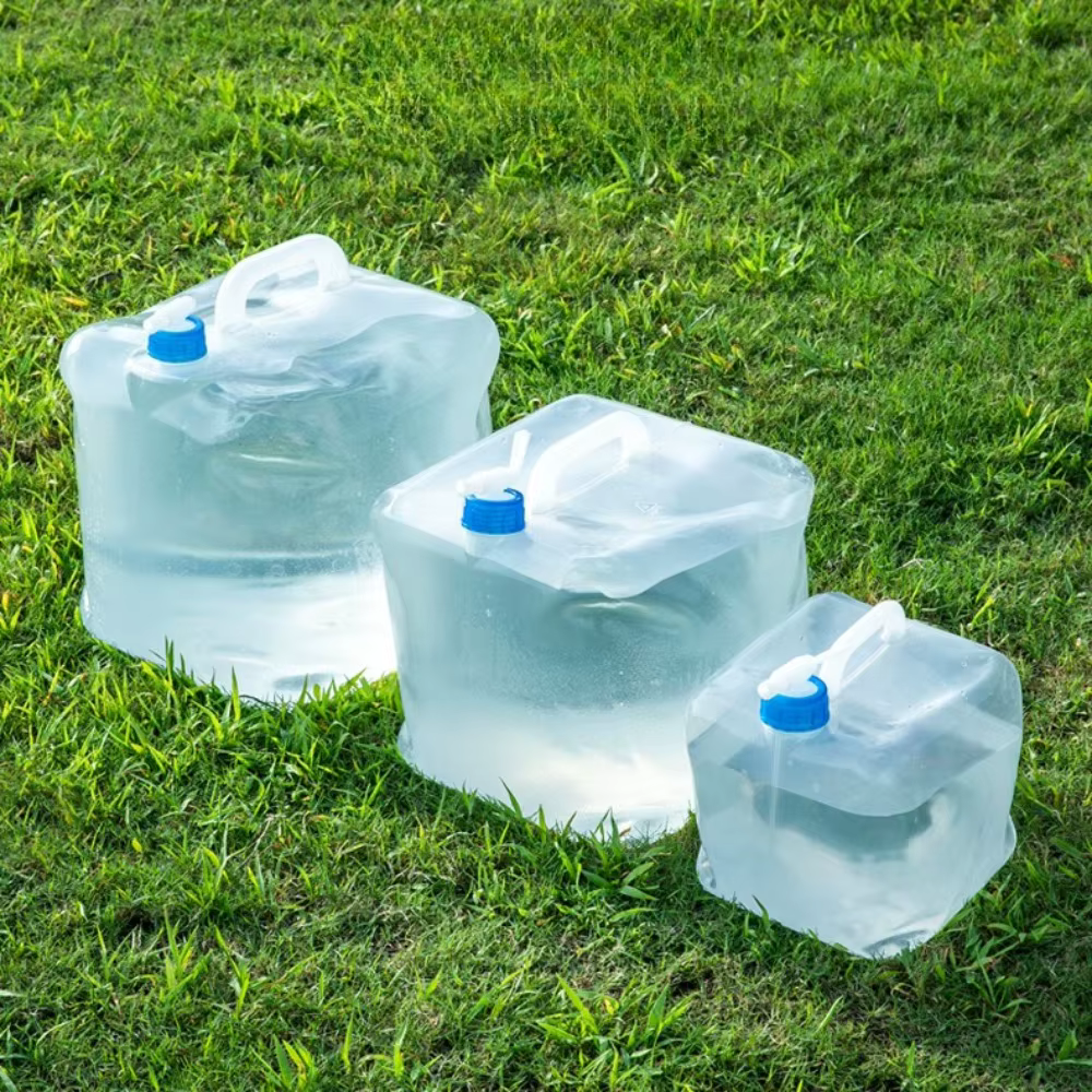 Seau pliant de 5 à 20l avec robinet