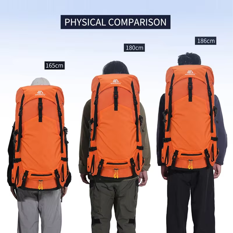 Camping en plein air escalade Trekking sac randonnée sac à dos avec housse de pluie grand Sport équipement organisateur