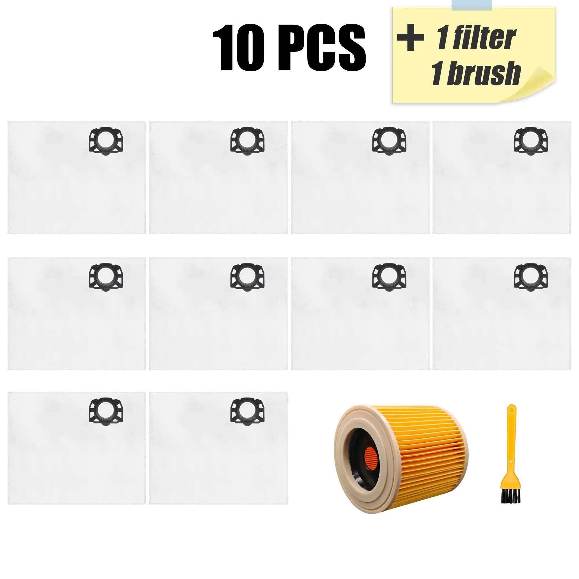 Kit de pièces de rechange pour aspirateur Robot Karcher 2.863-314.0 KFI 357 KA 40 WD2 Plus WD3 SE4002, 5/10 pièces