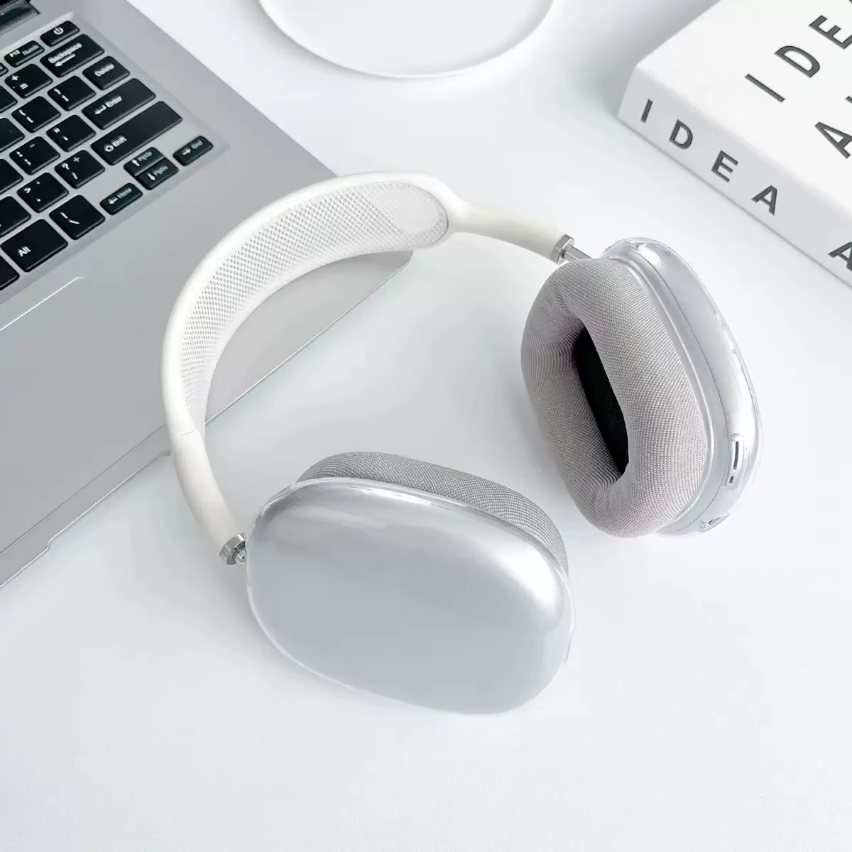 Pour AirPods Max étui Transparent souple TPU anti-rayures housse de protection pour Apple AirPods Max accessoires pour écouteurs