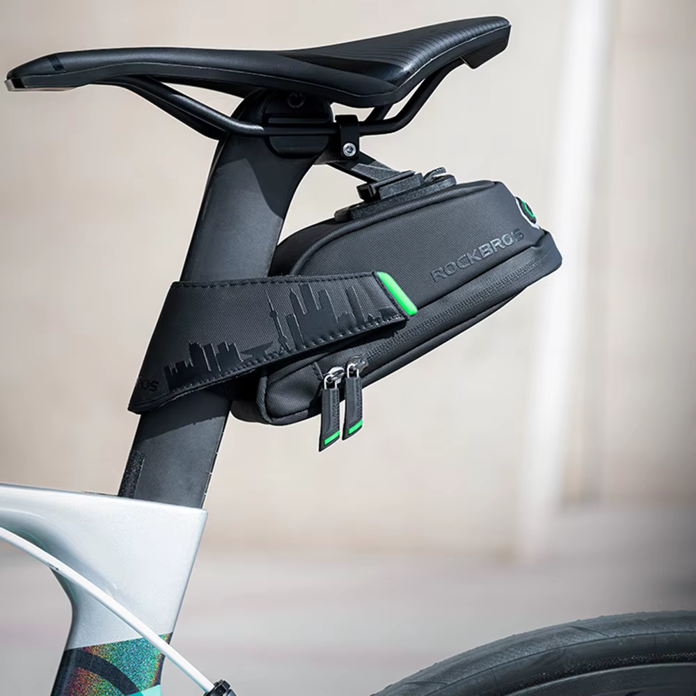 ROCKBROS sac arrière de vélo vélo de route équitation sac de siège arrière sac de vélo étanche sac de selle à dégagement rapide bande réfléchissante