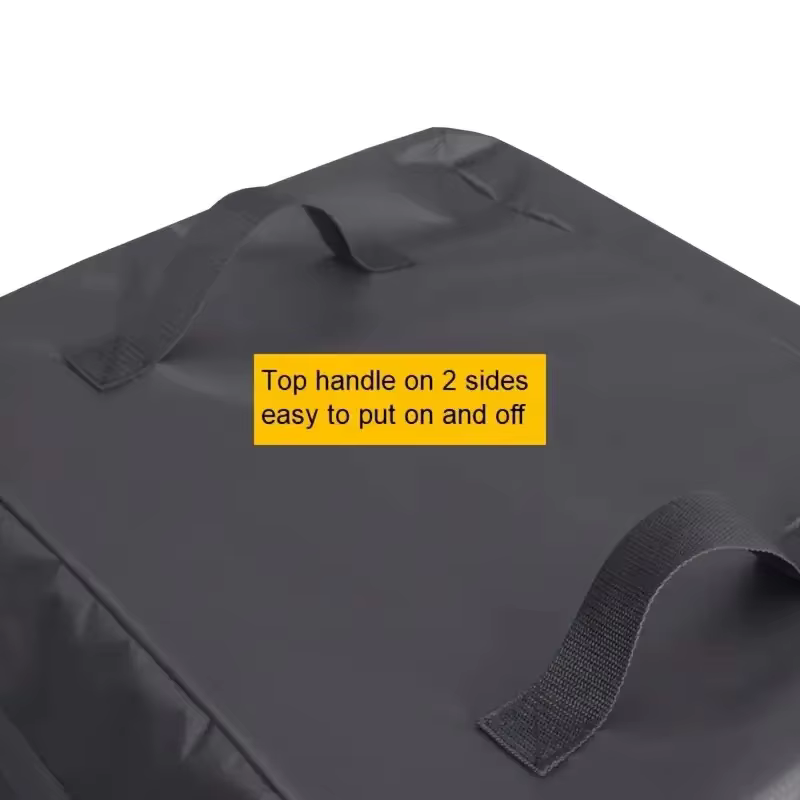 Housse de gril à feu en bois Ninja avec poches, protection durable pour four à pizza d'extérieur pour le camping, le barbecue, les pique-niques, les couvertures de gril pour l'extérieur