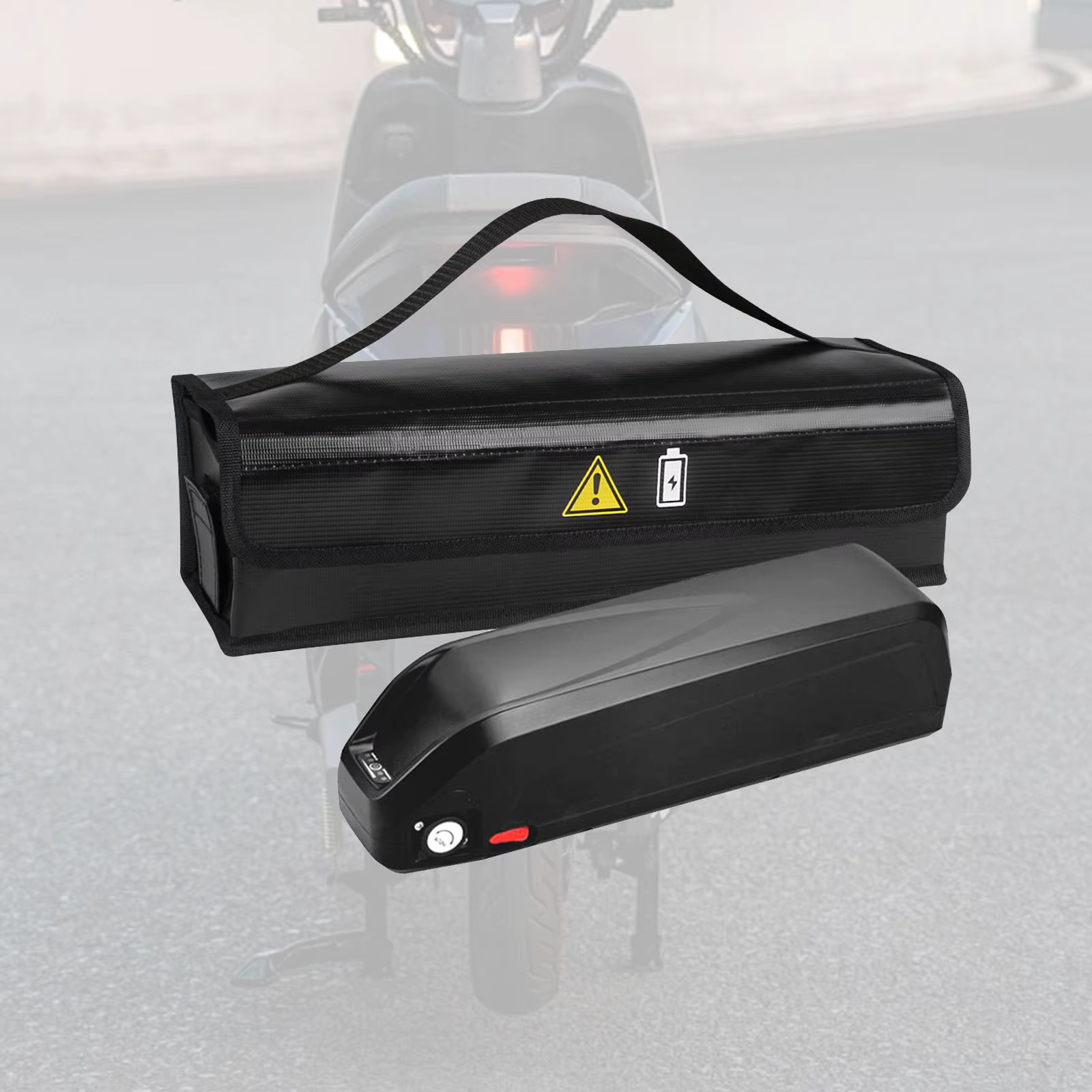 Juste de protection pour batterie de vélo électrique, sac de transport arrang, protection sûre
