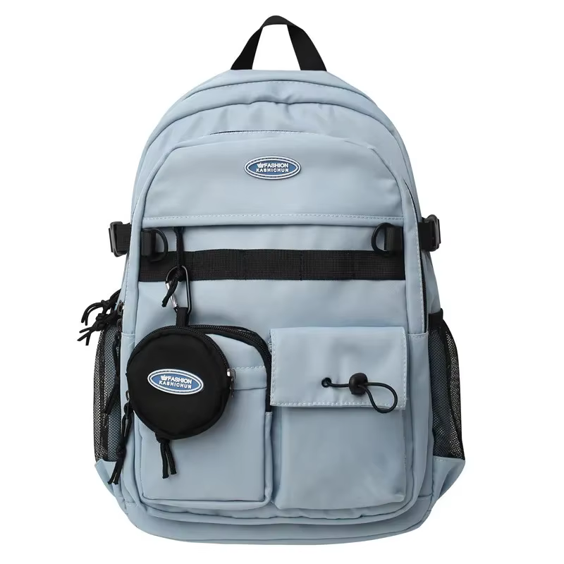 Sac à Dos Noir de Grande Capacité pour Homme et Femme